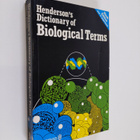 I. F. Henderson : Henderson's dictionary of biological terms - pikkukuva 1
