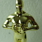 Palkinto hieno kullanvärinen korkeus 17cm Oscar - pikkukuva 2
