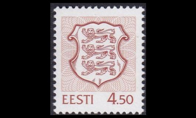 Eesti 323 ** Vaakuna 4.50 (1998)