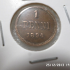 1 Penni 1894 Kulkenaton tasaisesti hieman patinoitunut, - pikkukuva 1