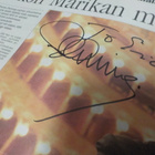 PLACIDO DOMINGO NIMIKIRJOITUS LEHTILEIKKEESSÄ - pikkukuva 2
