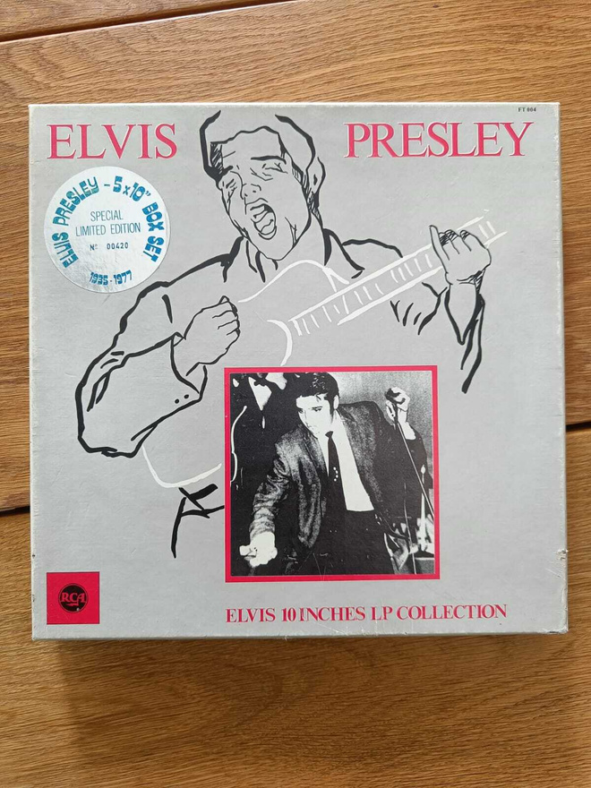 AUCTION - ELVIS 10 " LP COLLECTION 5 X 10" NUMBER 00420