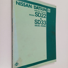 Nissan/Datsun service manual : Model SD22 & SD33 diesel e... - pikkukuva 1