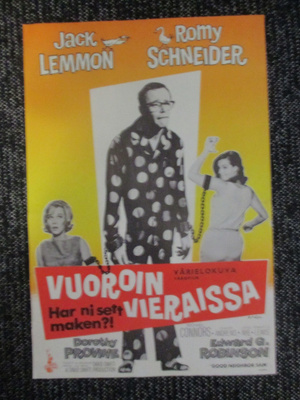Vuoroin vieraissa (1964) - vanha elokuvajuliste