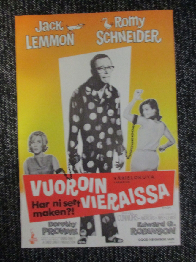 Vuoroin vieraissa (1964) - vanha elokuvajuliste