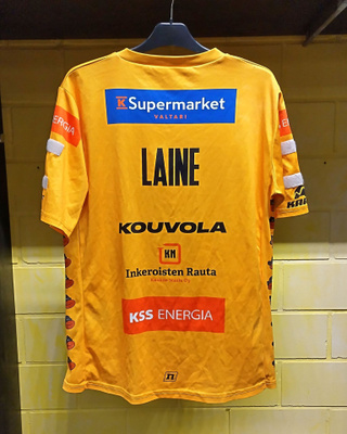 KPL Eemeli Laine Game Worn vieraspelipaita