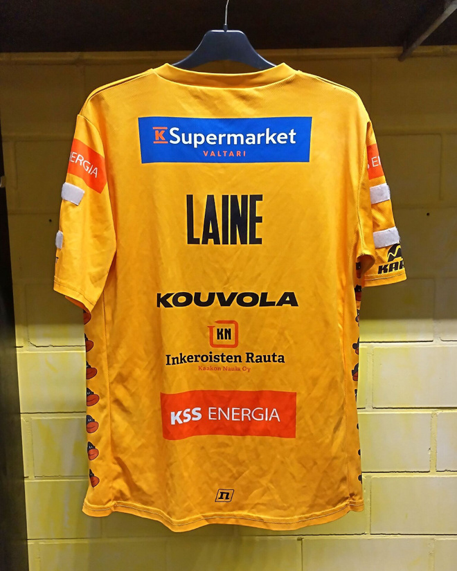 KPL Eemeli Laine Game Worn vieraspelipaita