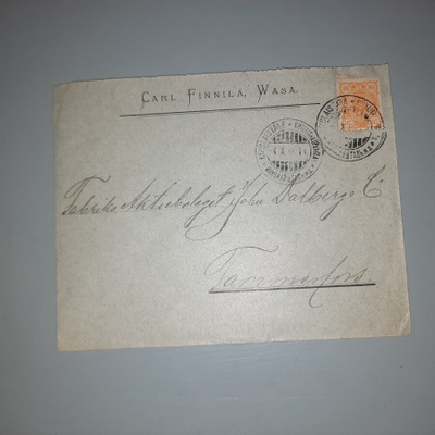 Firmakuori Vaasa Carl Finnilä k-1898