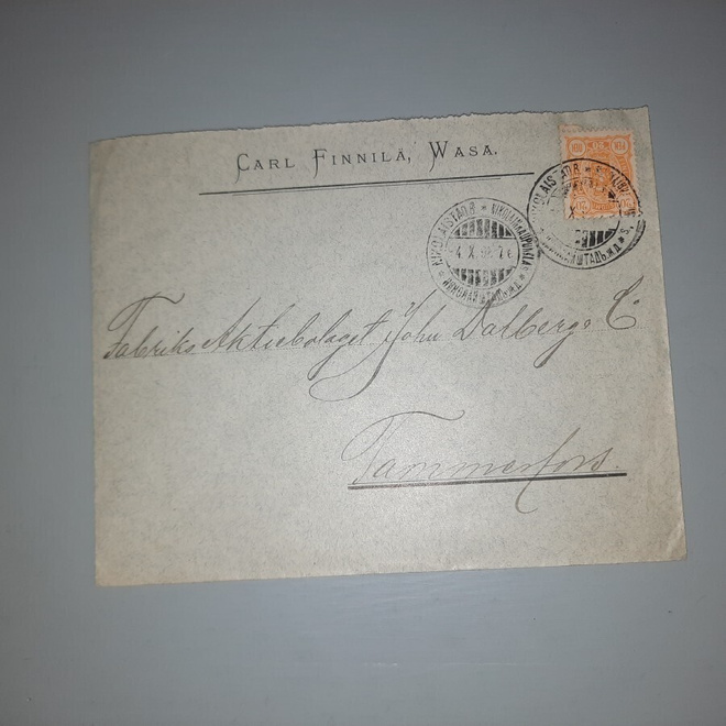 Firmakuori Vaasa Carl Finnilä k-1898