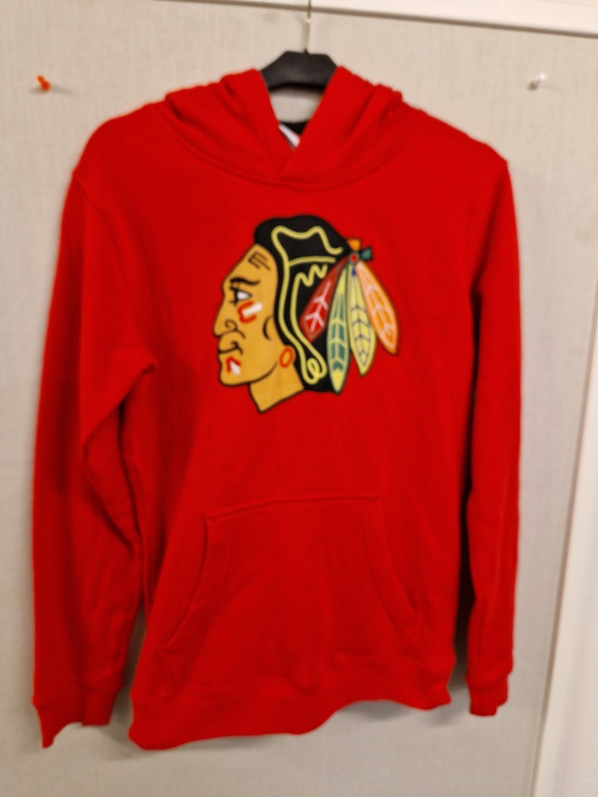 Chicago Blacks Hawks huppari koko Junnu L