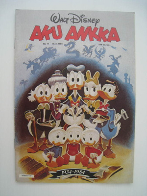 Aku Ankka 1934 – 1984  14.3.1984 - lukulehti
