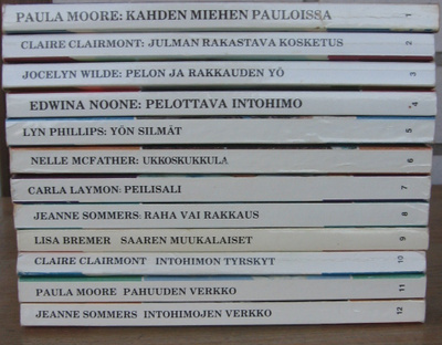 Naiskohtalo, koko sarja 12 kpl. Winthers 1986 - 1988.