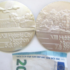 2 VANHAA Merkkiä Helsinki Marathon 1992 1993 ISOT KOMEAT - pikkukuva 1
