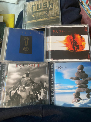 Rush x 5 - viisi Rushin albumia cd