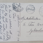 Turku, Porthanin patsas kukitettuna, p. 1913 + numerol. - pikkukuva 2