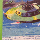 Pieni vanha Avaruussarjan keräilykuva N:o 7 - pikkukuva 2