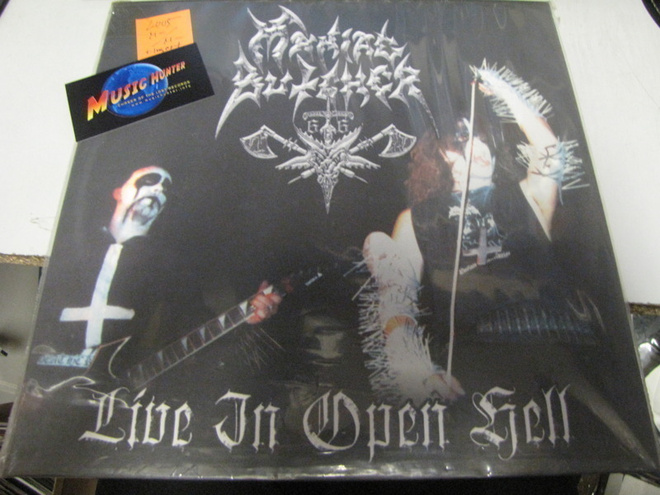 MANIAC BUTCHER-LIVE IN OPEN HELL LP '05 PAINOS M-/M-