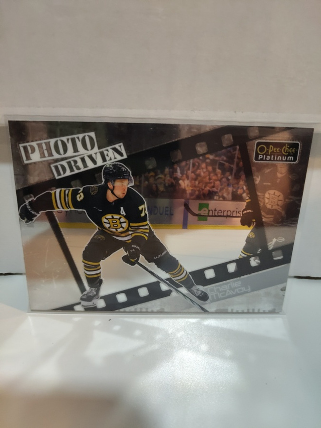 2023-24 OPC Platinum Photo Driven #PD-13 Charlie McAvoy