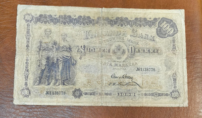100 markkaa v.1898