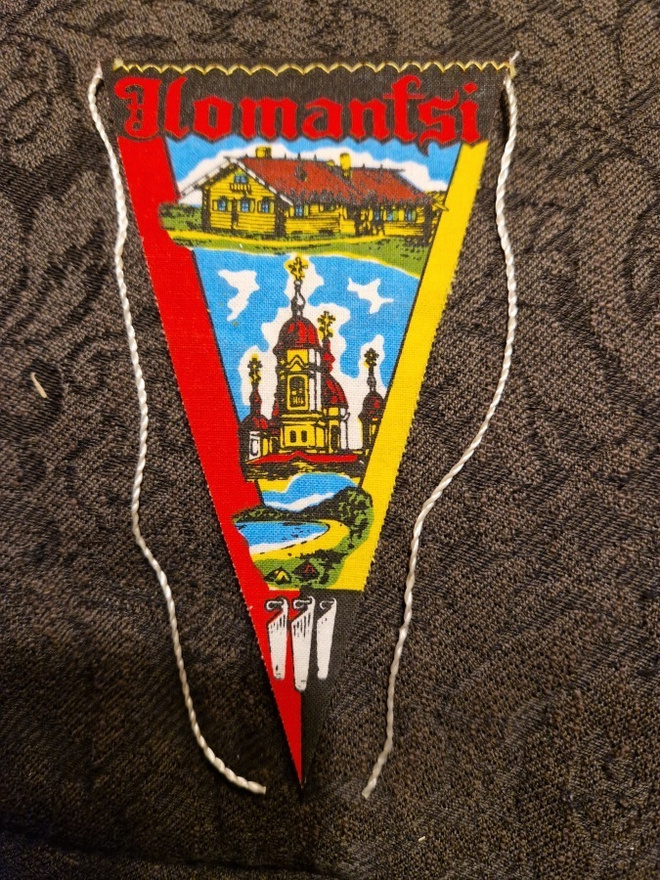 Ilomantsi vintage pieni matkailuviiri