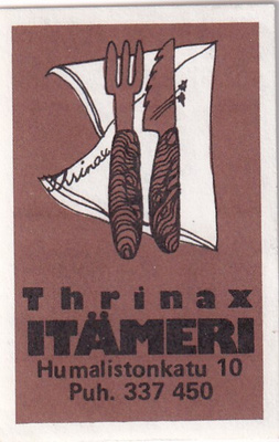 Thrinax ITÄMERI, Humalistonkatu 10 .    s67