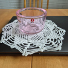 Iittala Valkea 60 mm kynttilälyhty vaalea pinkki - pikkukuva 1
