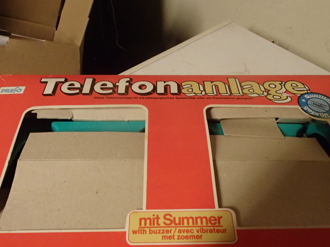 Sisäpuhelin Telefonanlage,  lasten leikkeihin