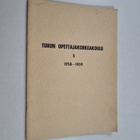 Turun opettajakorkeakoulu : Kymmenes toimintavuosi 1958-1959 - pikkukuva 1