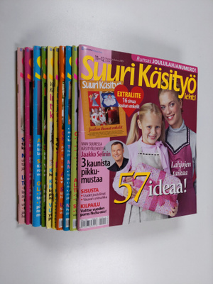 Suuri käsityö vuosikerta 2005 (1-12 +kaavat)