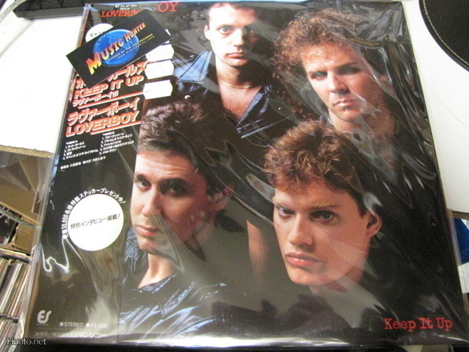 LOVERBOY - KEEP IT UP LP JAPANI PAINOS M-/M-