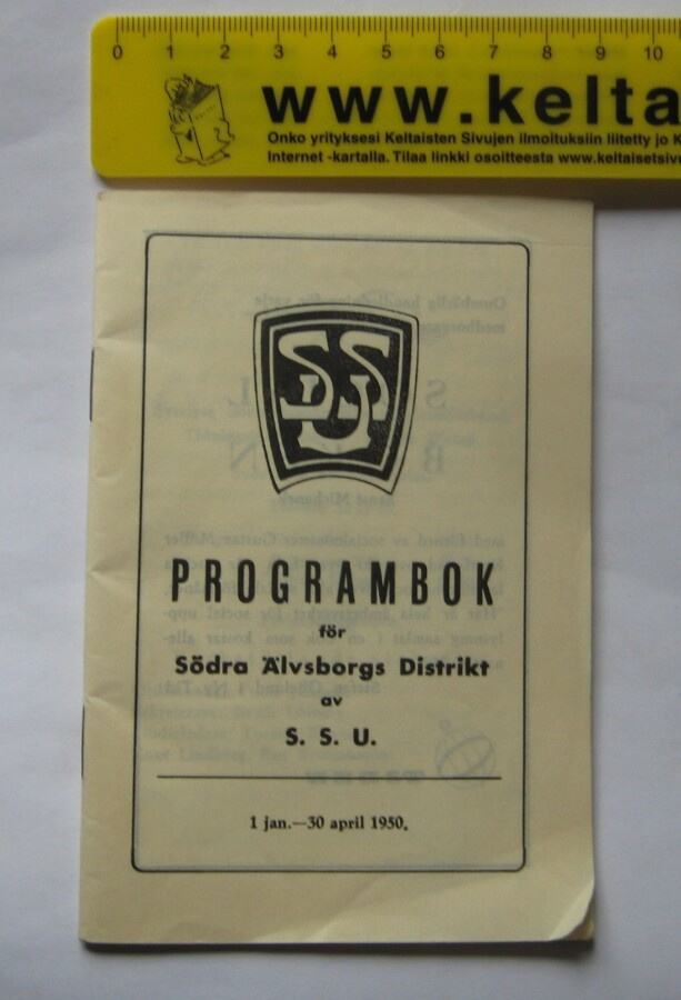 Programbok för Södra Älvsbors Distrikt