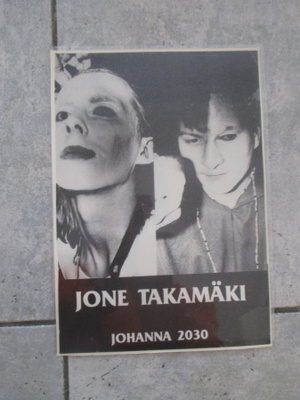 JONE TAKAMAKI - vanha laminoitu mainos 80 luvulta
