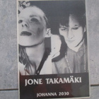 JONE TAKAMAKI - vanha laminoitu mainos 80 luvulta - pikkukuva 1