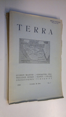 Terra 1926 n:o 1-4 : Suomen maantieteellisen seuran aikak...