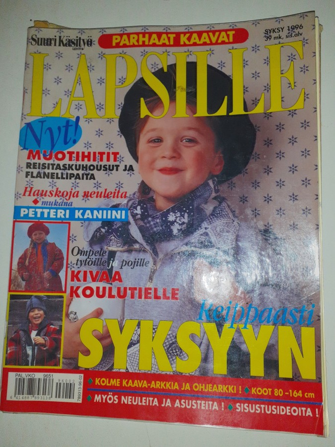 Parhaat kaavat lapsille syksy 1996