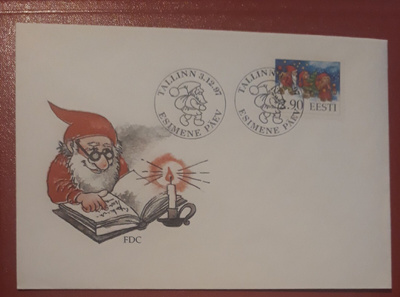Viro 1997 - Joulu FDC
