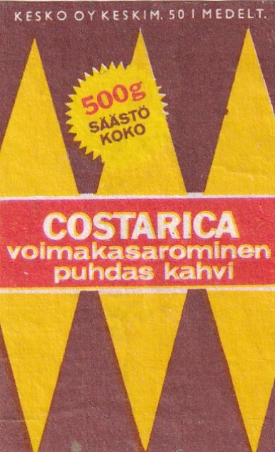 COSTARIGA voimakasarominen puhdas kahvi,  s63