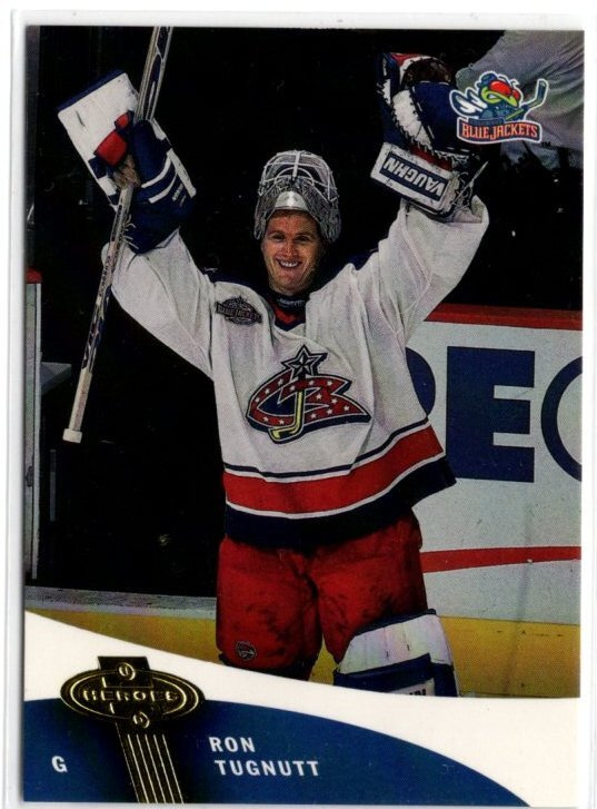 Ron Tugnutt Columbus 00-01 Upper Deck Heroes #34