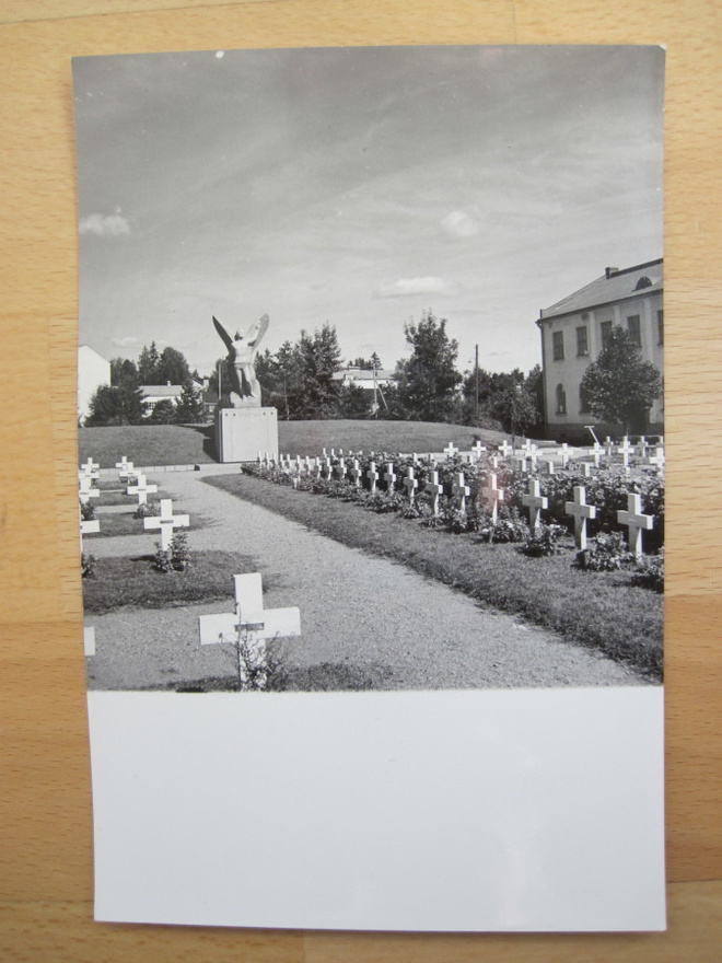 VANHA Valokuva Sankarihaudat Riihimäki 1940-l