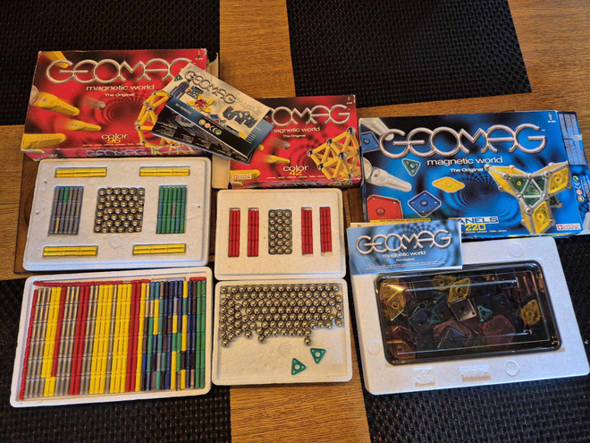 Geomag, rakennussarja, yhteensä 600+ osaa