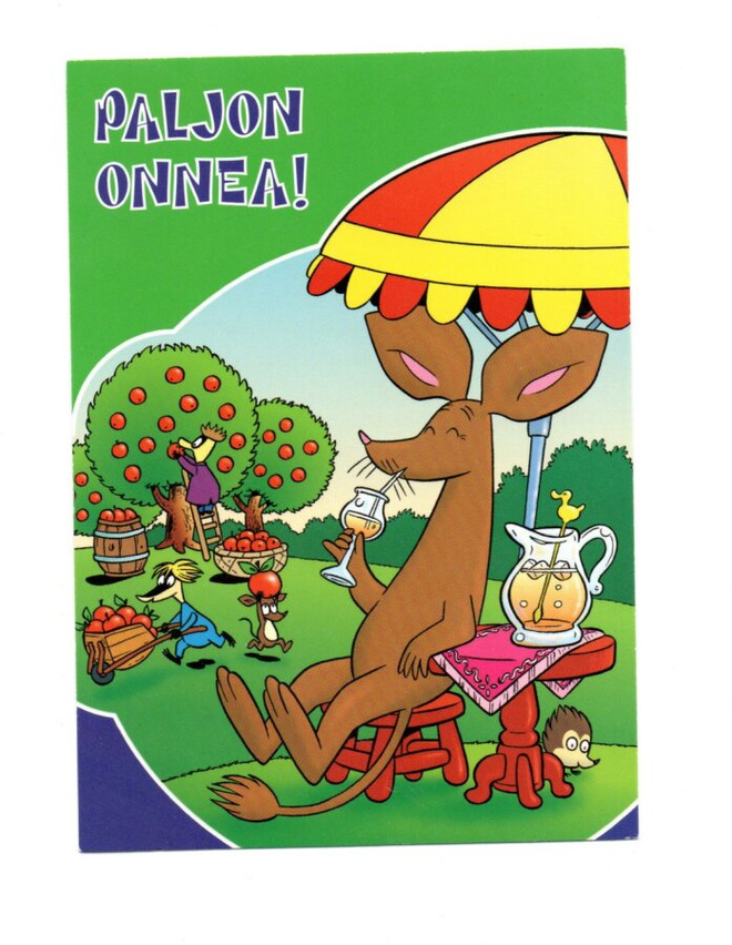 °"PALJON ONNEA!°" -KORTTI /(Muumi /Karto)