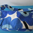 Marimekko laukku, sininen Unikko käsilaukku - pikkukuva 4