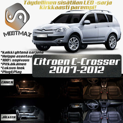 Citroen C-Crosser Sisätilan LED-sarja 6-osainen