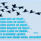 "Kulkurin koti on pilvet...-KULKEMATON POSTIKORTTI - pikkukuva 1