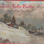 Vene talvisessa mökkirannassa - kulk v 1908 - pikkukuva 1
