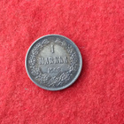 1. MARKKAA 1908. HOPEAA. SUOMI - pikkukuva 1