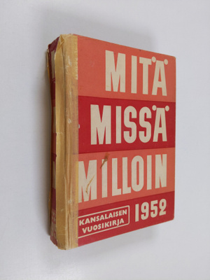 Mitä missä milloin 1952
