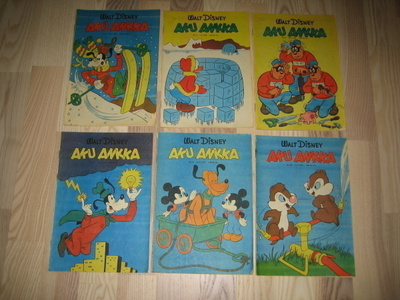 24 kpl Aku Ankka lehtiä vuodelta 1978