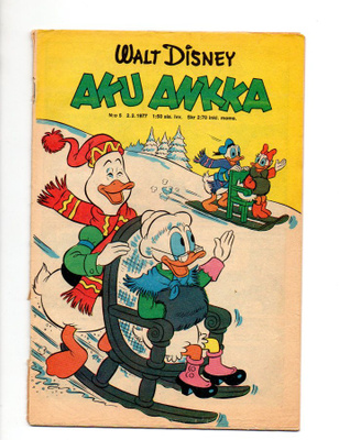 Walt Disney: Aku Ankka N:o 5  / 1977