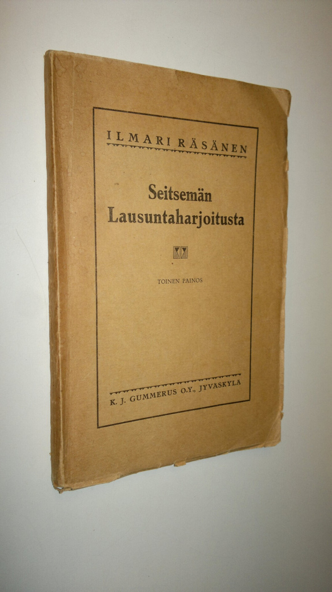 Ilmari Räsänen : Seitsemän lausuntaharjoitusta